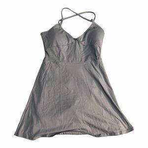 L*Space Active Dress Womens Medium Blue Athletic Tennis Dress Built In Bra